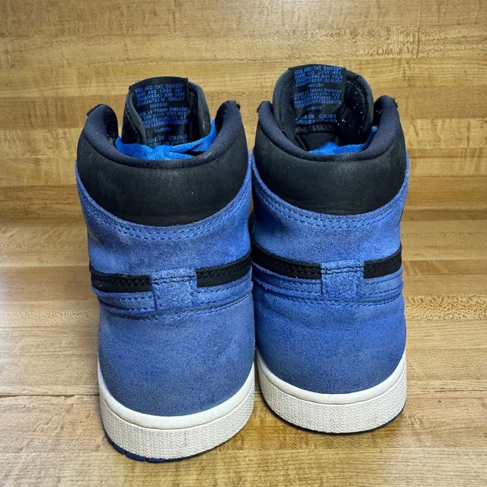 Nike Air Jordan 1 Retro High OG Royal Reimagined Black Blue mens size 8